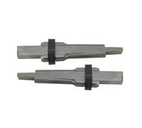 23mm Stone Splitting Wedges Set - Chromium Vanadium Alloy Steel Rock Splitter for Granite, Marble, Concrete, Basalt & Hard Stone - Hand Tool for Quarrying and