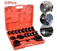 23Pc Front Wheel Drive Bearing Puller Press Removal Installation Tool Kit Set