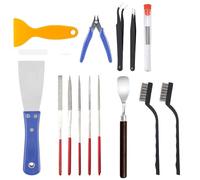 23PCS 3D Printer Tool Kit, 3D Printer Accessories, Includes Nozzle Cleaning Kit, Putty Knife, Wire Brush, Scraper Knife, Tweezers & Tongs, Printer Accessories for Effective Maintenance & Cleaning