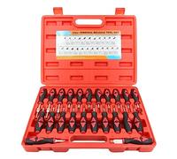 23Pcs Car Terminal Removal Repair Tools Electrical Wiring Crimp Connector Pin Extractor Kit Keys Automotive Plug Pullers,25pcs-18pcs Pins