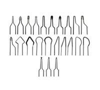 23pcs Pyrography Wire Tips Wood Burning Accessories Sturdy Pyrography Pen Suitable for Most Soldering Irons Wood Burning