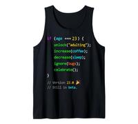 23rd Birthday 23 Years Old Coding Humor Programmer Men Tank Top