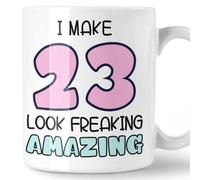 23rd Birthday Gift for Girl, Happy 23rd Birthday Coffee Mug, Present for 23 Year Old Daughter, Niece, Sister or Friend