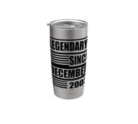23rd Birthday Legendary Since December 2003 Birthday Saying Stainless Steel Insulated Tumbler