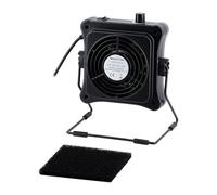 23W Benchtop Solder Fume Extractor Fan with Adjustable Angle Low Noise Wall Mountable or Benchtop UK Plug DIY Hobby Engineer