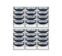 (【24】, 默认项) Gillette Mach3 Turbo Men's Replacement Razor Shaving Blades