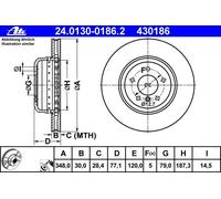 Front Brake Disc BMW:E60,E61,E64,E63,5,6 34116763824