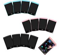 24/12 Pack LCD Writing Tablet, Pressure Sensitive Colorful Doodle Board, Reusable Drawing Pad with One Click Erase, Portable Learning Educational Toys Birthday Gifts for 3+ Years Girls & Boys (12Pack)
