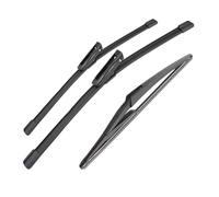 24" + 19"+ 15" Front Rear Wiper Blades Windshield Windscreen Window For Citroen DS3 DS 3 2009-2016(2x Front 1x Rear)