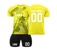 24/25 Home/Away Football Jerseys, Football Kits for Kids Adult, Personalized Football with Name Number Logo, Soccer Shirts Shorts Set for Men Women Boys Girls