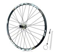 24/26/27.5/29in Mountain Bikes Rear Wheel Quick Release 10x135mm Disc Brake 32H Rear Hub For 8/9/10/11/12 Speed Cassette(Color-gray,24in)