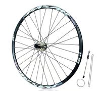 24/26/27.5/29in Mountain Bikes Rear Wheel Quick Release 10x135mm Disc Brake 32H Rear Hub For 8/9/10/11/12 Speed Cassette(Color-blue,24in)