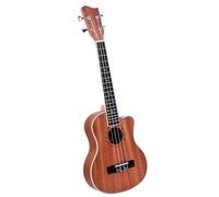 24/26-inch Matte Ukulele Sapele Wood Plywood Body Rosewood Fingerboard Ukulele With ABS Binding Ukelele for Beginner (Color : 26 inch)