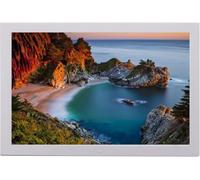 24/27/32 In Digital Photo Frame Can Be Wall-Mounted, With Motion Sensor 1920 * 1080 Ips High-Definition Screen Full-View Photo Frame With Remote Control (White 27In)