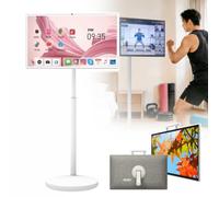 24/27" Portable Smart TV With Magnetic Handle - 8+128GB, Massive Downloads, 3-in-1 Use (Portable/Standable/Desktop), 10000mAh Battery, 360° Rotating Stand | For Entertainment, Video Watching(24in)