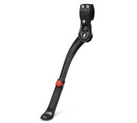 24-29 Inch Height Adjustable Bicycle Stand, Bike Kickstand, Universal Aluminium Stable Anti-Slip Rear Bicycle Side Stand Support for Mountain Bike, Road Bike, E-Bike, City Bike Black (JC01)