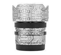 24 3.5 Anti-Scratch Camera Lens Sticker for Sigma 24mm F3.5 DG DN fit for Sony Mount Coat Wrap Protective Film Skin Cover(Circuit White)