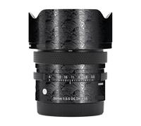 24 3.5 Anti-Scratch Camera Lens Sticker for Sigma 24mm F3.5 DG DN fit for Sony Mount Coat Wrap Protective Film Skin Cover(Wave Black)