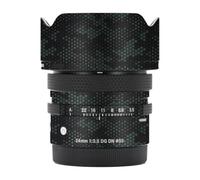 24 3.5 Anti-Scratch Camera Lens Sticker for Sigma 24mm F3.5 DG DN fit for Sony Mount Coat Wrap Protective Film Skin Cover(Mamba Green)