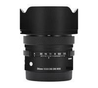 24 3.5 Anti-Scratch Camera Lens Sticker for Sigma 24mm F3.5 DG DN fit for Sony Mount Coat Wrap Protective Film Skin Cover(Frosted Black)
