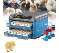 24-300 Automatic Egg Incubator Eggs-Digital Temperature & Humidity Control Auto Egg Turner For Commercial & Home Chicken Duck Quail Eggs(120)