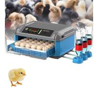 24-300 Automatic Egg Incubator Eggs-Digital Temperature & Humidity Control Auto Egg Turner For Commercial & Home Chicken Duck Quail Eggs(64)