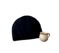 24 * 34cm Black Tea Cosy Teapot Cover Warmer Cotton Insulated Coffee Large Teapot Cover Cosy