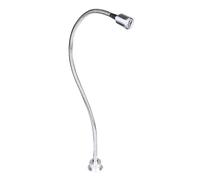 24-36V Waterproof Flexible Gooseneck Light with Threaded Base LED Work Light, 1W 360° Adjustable Lighting Fixture, Industrial LED Lighting(1pc)