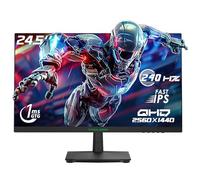 24.5" 240Hz 1440p QHD 2560x1440p Fast IPS 1ms GTG Adaptive Sync 126% sRGB HDR10 Low Blue Light VESA 100x100 HDMI 2.0 DisplayPort 1.4