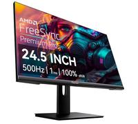 24.5" IPS Gaming Monitor, 500Hz, 1ms, 400cd/m², PC Display 100 sRGB 1920x1080P, Support AMD FreeSync Premium Pro, 2x HDMI 2.1 & DisplayPort 1.4, VESA Supports
