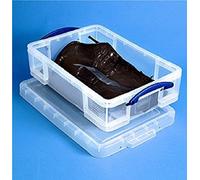 24.5 litre LARGE Really Useful clear storage box *MEGA BOX DEAL 2 FOR £29*