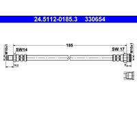 BRAKE HOSE FOR FIAT STILO 192 192 B2 000 192 A8 000 937 A5 000 192 A9 000 ATE