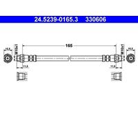 BRAKE HOSE FOR RENAULT TWINGO/II/Hatchback/Van CLIO/Mk/MIO/SYMBOL LUTECIA DS