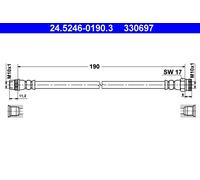 BRAKE HOSE FOR PEUGEOT 308/I/CC/SW/Van 307/Break 1007 3008/MPV RCZ CITROËN
