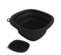 24.5x24.5x11cm Foldable Water Cooling Water Diving Reusable Ice Rack for Face Care, Spa, Kitchen, Home, Barr