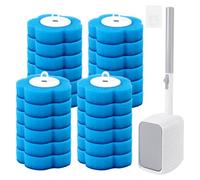 24/60PCS Toilet Brush Cleaning Kit with Holder & Refills for Home Bathroom(Toilet brush + 24PCS brush heads)