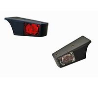 24/7 Auto 2x Cab Marker Lights E4 Mark Lamps Cabin for SCANIA 112 113 Red/White 24V R10W OEM replace 301843/301844