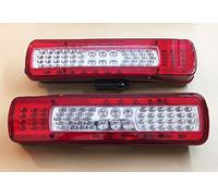 24/7 AUTO 2x rear LED combination 24V tail lights for FH 4 trucks reverse beeper + number plate
