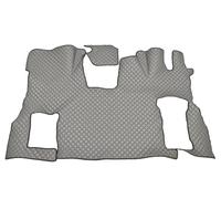 24/7 AUTO Grey Eco Leather Floor Mats Covers for Scania S Nextgen 2016+ trucks Right Hand Drive with FLAT FLOOR FOLDABLE PASSENGER SEAT