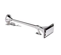 24/7 AUTO Powerful KING SIZE 12V 24V CHROME AIR HORN PICKUP BOAT TRUCK LORRY WAGON TRACTOR 139dB