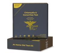 24 7 LAB KIT! Test Kit for Men and Women, Chlamydia and Gonorrhea Detection, Discreet and Accurate Laboratories, Certified Clia, Private and Safe