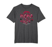 24/7 Mama on Duty: Pink Camo Mom Life, Mama T-Shirt, Men's Big and Tall, Dark Heather Grey, 4X Tall