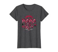 24/7 Mama on Duty: Pink Camo Mom Life, Mama T-Shirt, Women, Dark Heather Grey, M