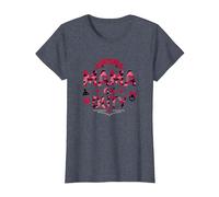 24/7 Mama on Duty: Pink Camo Mom Life, Mama T-Shirt, Women, Heather Blue, S
