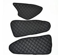 24/7Auto 2 x Black Eco Leather Door Panel + Dashboard Mat for Actros MP4 Trucks