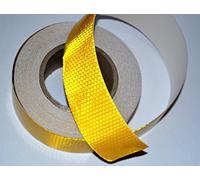 24/7Auto 25m Yellow Truck HGV Reflective conspicuity tape sticker decal Vinyl for Lorry Trailer Van Caravan Camper Chassis ECE 104