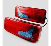 24/7Auto 2x 12V rear tail recovery LED lights for truck lorry trailer tipper van 400mm
