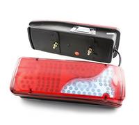 24/7Auto 2x 24V Rear LED tail lights 6 functions for truck chassis trailer tipper lorry LKW Trailer MAN400mm