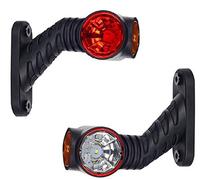 24/7Auto 2x Recovery Side Outline Marker Lights E marked 12V 24V White Red Orange Trailer Truck Caravan Chassis Motorhome
