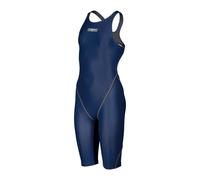 (24) Arena Girls Swimming Suit Navy Powerskin ST 2.0 Next Open Back Kneeskin Swimsuit